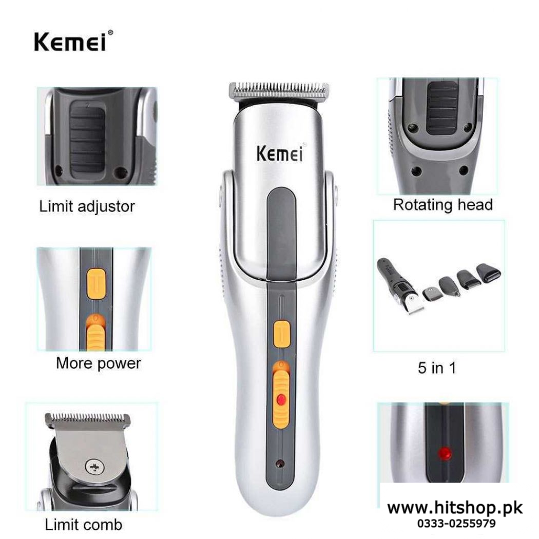 Kemei KM 680A Grooming Kit Shaver Trimmer And Nose